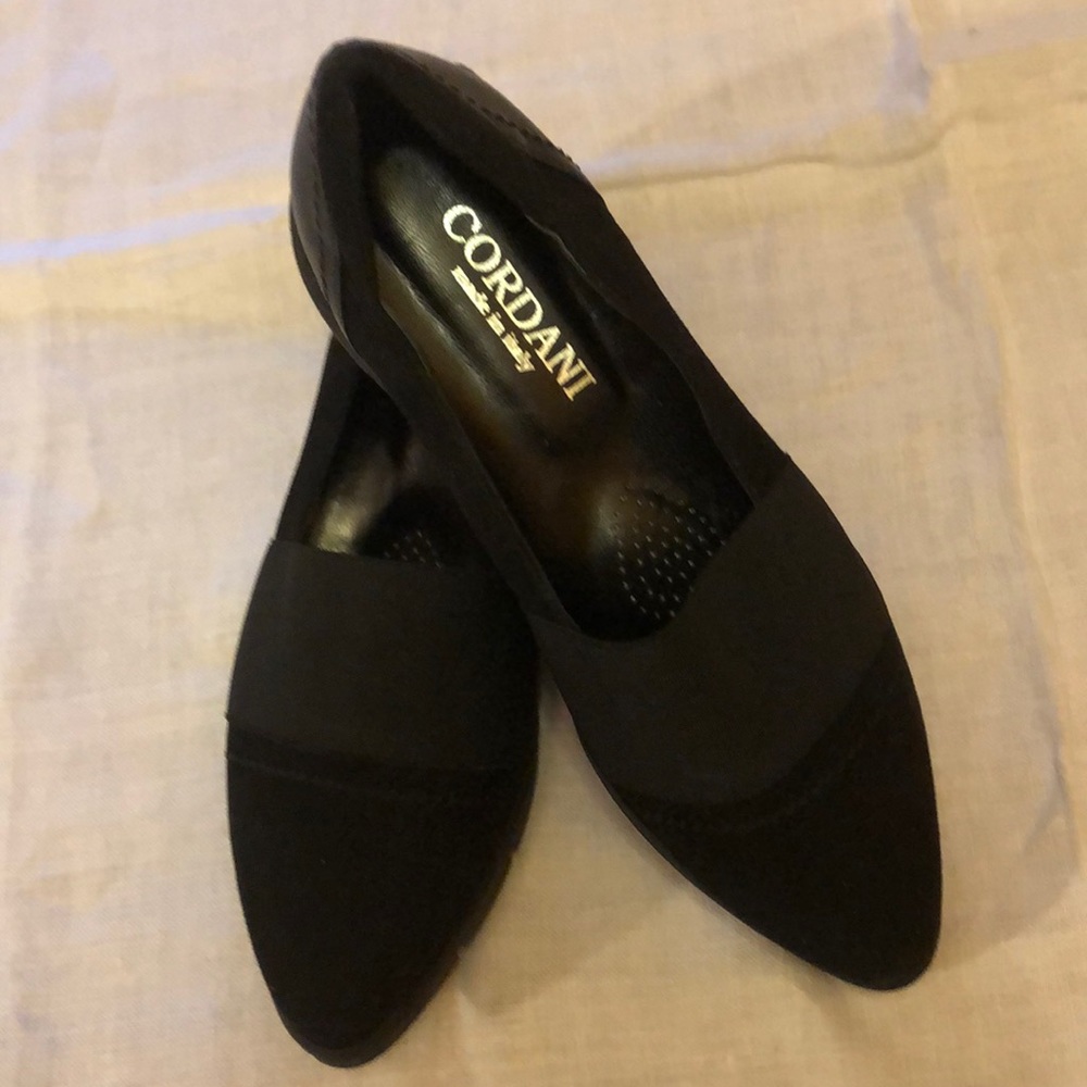 Cordani Black Suede Shoes size 38